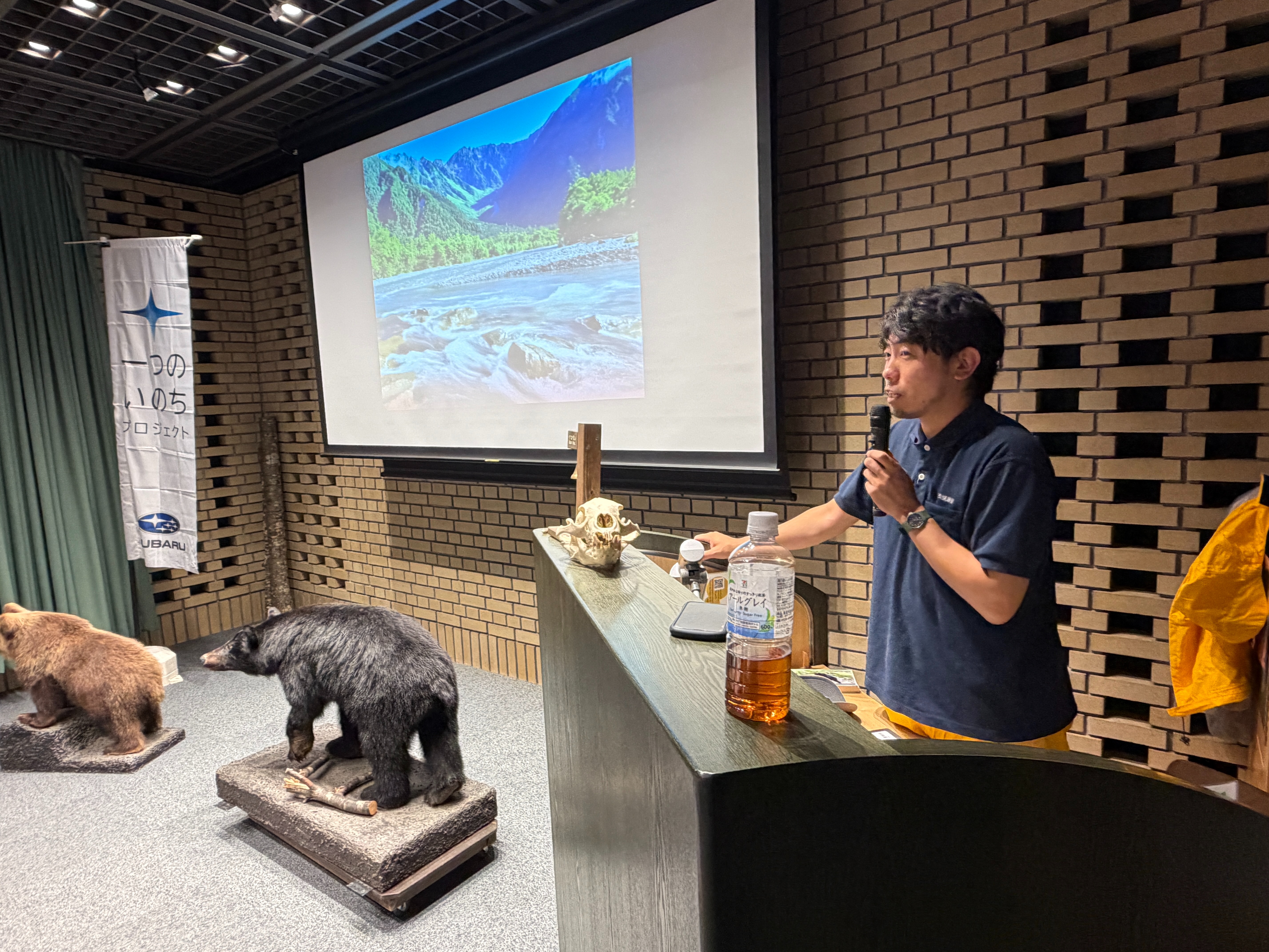 上高地での活動の様子
