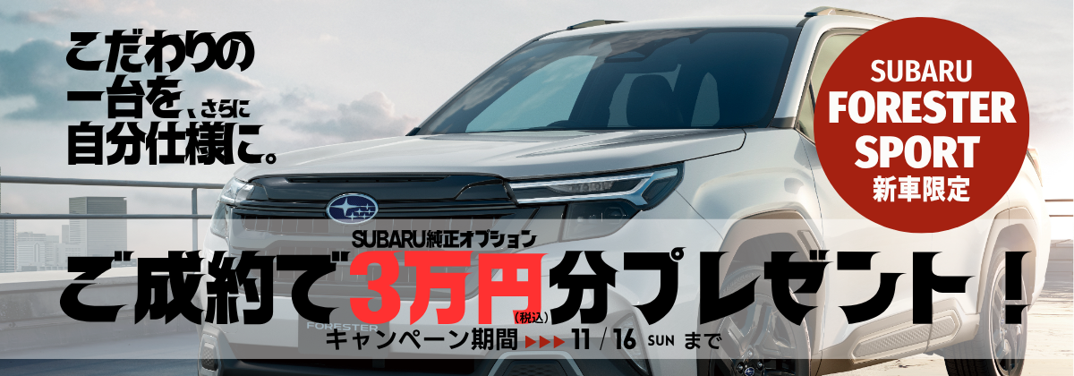 ご成約で3万円プレゼント